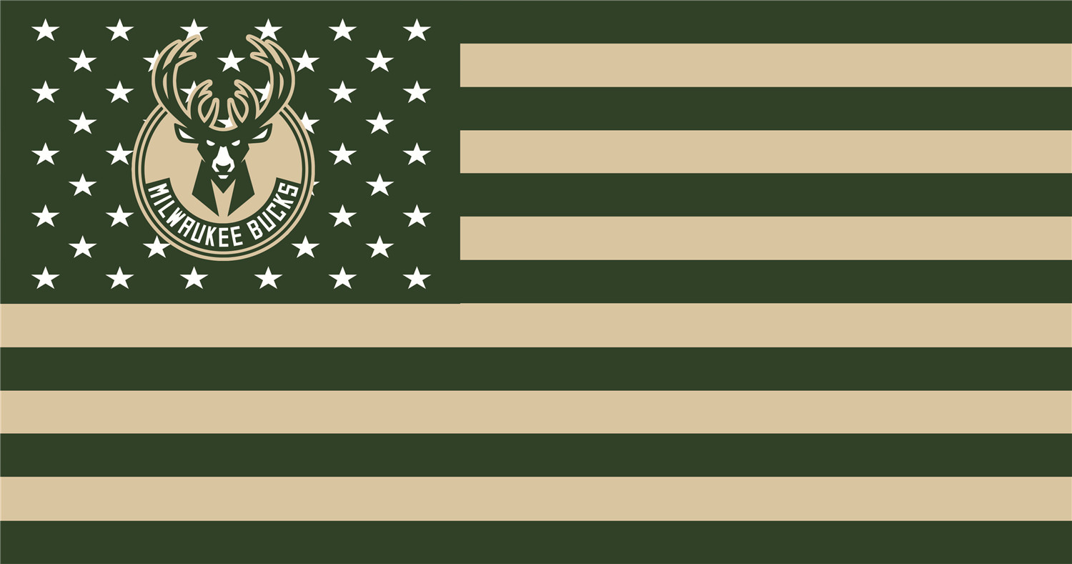 Milwaukee Bucks Flags iron on heat transfer